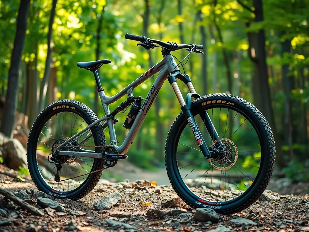 A high-quality mountain bike with advanced suspension and durable frame, suitable for rough terrain, showcasing Panda Sports' commitment to providing top-tier mountain biking equipment.